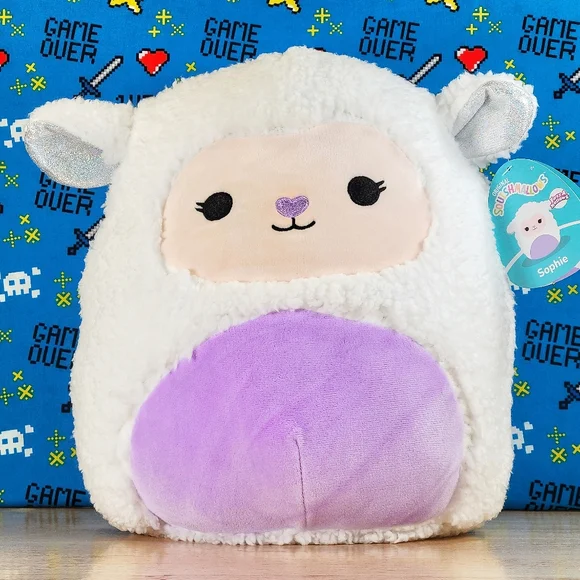 Squishmallow Sophie the Lamb 12" UltraSoft Fuzzamallow Farm Pal Toy Plush NWT - Picture 1 of 6